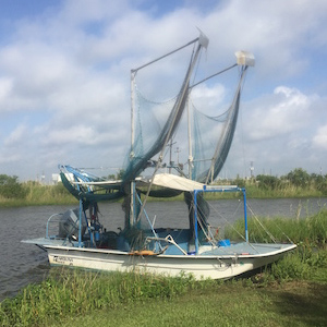 The Fiberglass Skimmer Net Skiff
